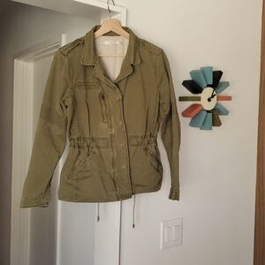 Gibson:  Girls Utility Jacket, Size L, Olive Green